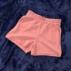 Women's Lululemon Casual Elastic Waist Pink Shorts